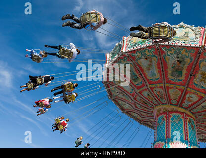 Whirligig auf dem oktoberfest Stockfoto