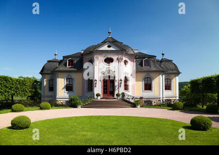 Das Rokoko-Schloss Dornburg Burgen Stockfoto