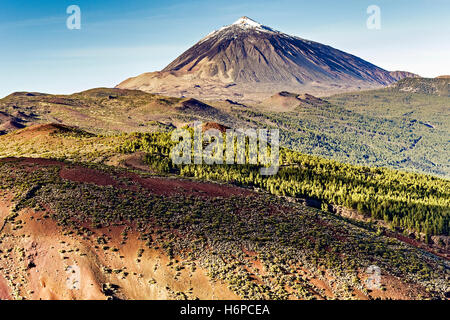 Gipfel des Mount Teide Teneriffa Kanarische Inseln Stockfoto