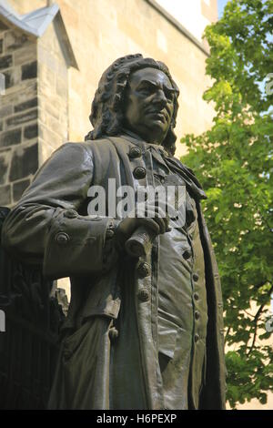 Bach-Denkmal in leipzig Stockfoto