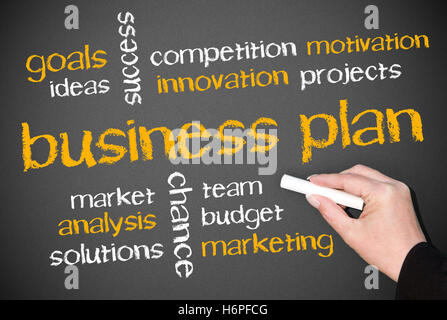 Business-plan Stockfoto