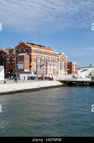 MAAT, Belém, Lissabon, Portugal ehemaligen Kraftwerk, Strom-Fabrik Stockfoto