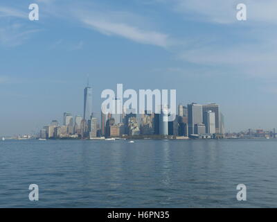 US-Küstenwache patrouillieren Hafen von New York Stockfoto