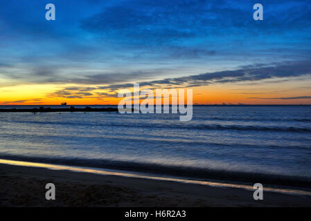 Sonnenaufgang Sonnenuntergang Stockfoto