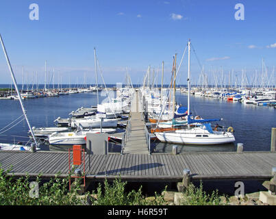 Marina, Deutschland, kuhlungsborn Stockfoto