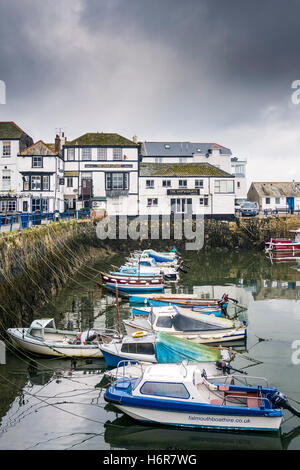 Das Custom House Quay in Falmouth, Cornwall. Stockfoto