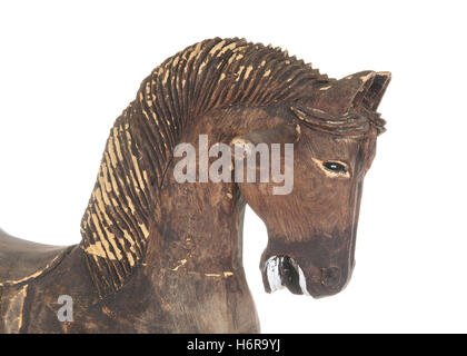 altes Schaukelpferd Stockfoto