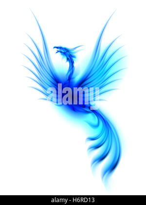 blaue Gefahr schöne beauteously schönes Detail Kunst isoliert Flug Vogel Nacht Nacht Flügel heiße Energie macht Strom Stockfoto