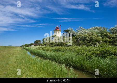 Leuchtturm, Westermarkelsdorf, Insel fehmarn Stockfoto