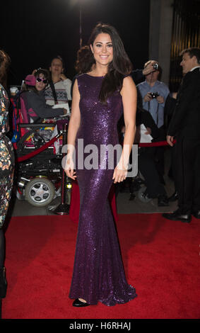 LONDON, ENGLAND - 31 Oktober: Sam Quek besuchen die Pride Of Britain Awards im Grosvenor House Hotel am 31. Oktober 2016 in London, England. Stockfoto