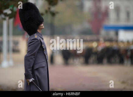 Die Mall, London, UK. 1. November 2016. Staatsbesuch des Columbias Präsident Juan Manuel Santos und seine Frau Maria Clemencia Rodriguez de Santos. Bildnachweis: Malcolm Park Leitartikel/Alamy Live-Nachrichten. Stockfoto