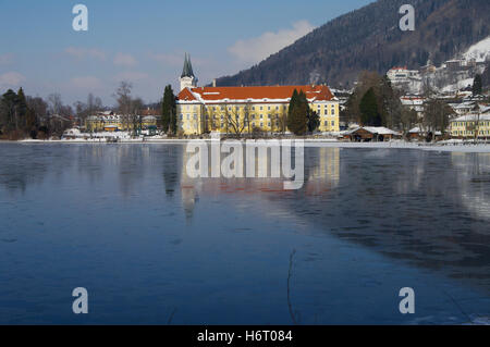 Tegernsee - Kloster - Kirche von st. quirinius Stockfoto