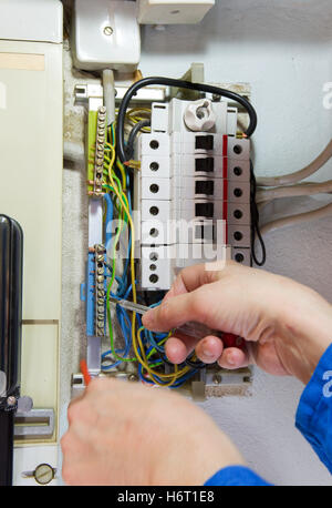 Elektriker Stockfoto