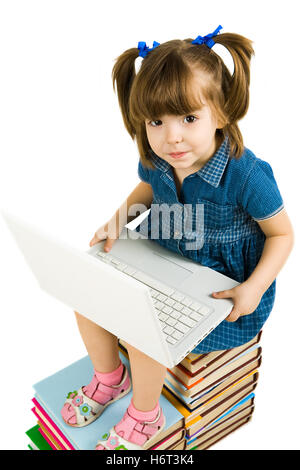 Menschen Menschen Menschen folk Personen menschlicher Mensch Laptop Notebook Computer Computer Hand PC Bildung isoliert person Stockfoto