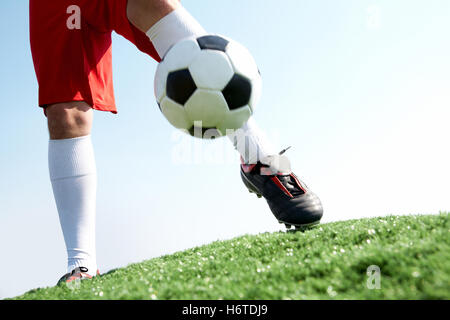 blaue Makro Nahaufnahme Makro Aufnahme hautnah Ansicht Freizeit Freizeit Freizeit Freizeit Sport Sport-Spiel Turnier spielen Stockfoto