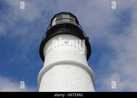 Portland Head Light Leuchtturm Cape Elizabeth Maine 1791 Portland Harbor Keepers Viertel New England USA Stockfoto