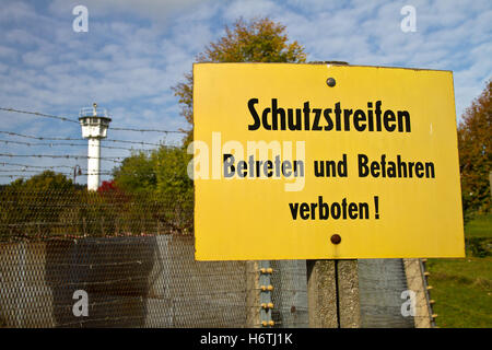 Baum, Bäume, Feld, Stream, Bayern, Grenzübergang, Grenzschutz, Grenze Stockfoto