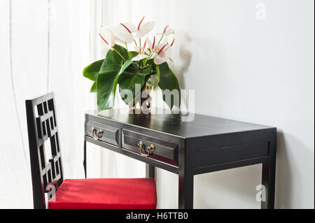 Hausbau-schöne beauteously schönes Leben existieren Existenz leben Leben live-Art Möbel Farbe grüne Lifestyle Zimmer Holz Stockfoto