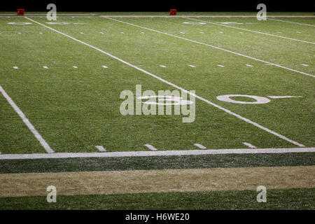 West Highschool in Iowa City, Iowa, Fußball Stockfoto