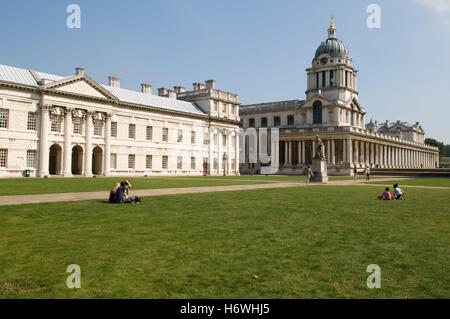 Royal Naval College in Greenwich, London, England, Vereinigtes Königreich, Europa Stockfoto