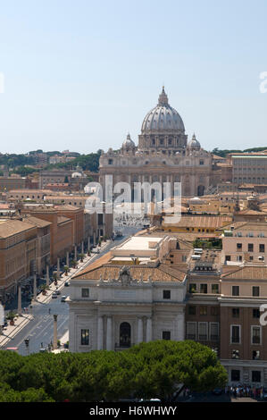 St. Peter Basilika, Rom, Italien, Europa Stockfoto