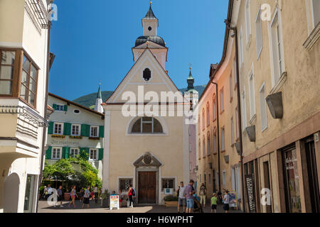 St. Gotthard und St. Erhard Kirche in zentralen Brixen, Tirol, Süditalien. Stockfoto