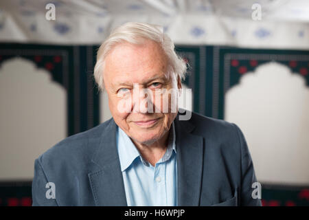 Aktenfoto vom 24/09/15 von Sir David Attenborough, der gesagt hat, dass die BBC absolut Recht hatte, den Great British Bake Off loszulassen. Stockfoto