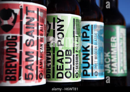 BrewDog schottischen Craft Biere Stockfoto