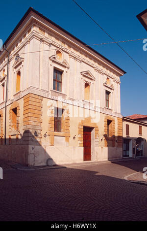 Italien, Lombardei, Sabbioneta, Teatro all' Antica, Theater, Fassade Stockfoto