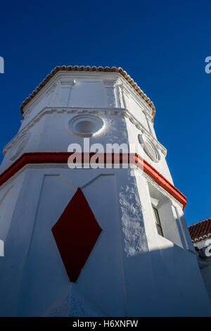 16. Jahrhundert Kirche Nuestra Señora De La Encarnación in Kleinstadt Comares in Andalusien, Spanien Stockfoto