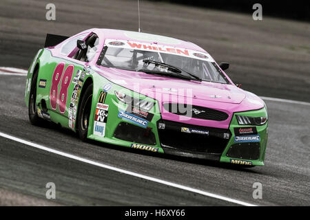 Adria, Rovigo, Italien - 17. September 2016: EuroKart Racing Team, angetrieben von Monforte Simone, beim Rennen in der Nascar Whelen Stockfoto