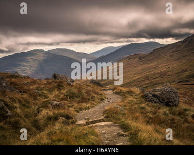 Herbst in den Highlands Stockfoto