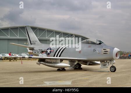 North American F-86A Sabre. Stockfoto