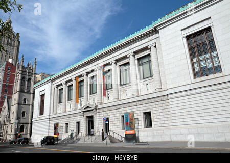 Die New York Historical Society am Central Park West in Manhattan, New York, Vereinigte Staaten von Amerika. Stockfoto