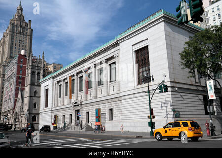 Die New York Historical Society am Central Park West in Manhattan, New York, Vereinigte Staaten von Amerika. Stockfoto