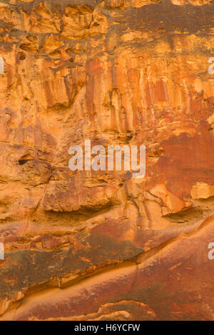 Canyon Felsvorsprung Klippe, obere Leslie Gulch Wildnis Untersuchungsgebiet, Leslie Gulch Bereich der kritischen Umweltbewusstsein, Oregon Stockfoto