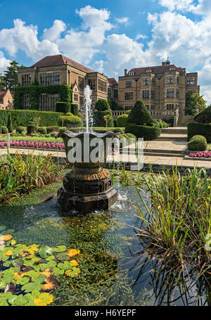 Fanhams Hall jakobinischen Herrenhaus, Ware Stockfoto