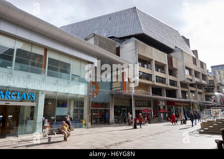 St. Davids Hall und Shopping Centre Cardiff Wales Großbritannien Stockfoto