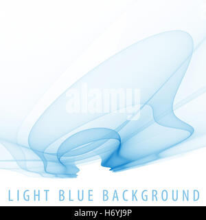 Zusammenfassung Hintergrund mit Licht blau transluzent Form Stockfoto