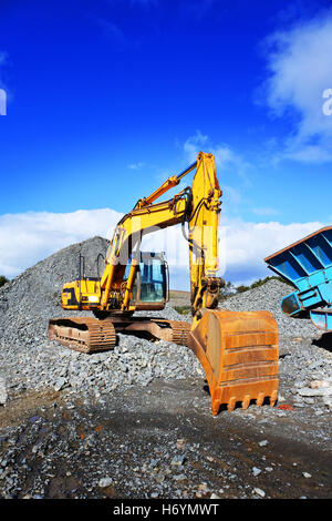 Steinbruch Digger - Johannes Gollop Stockfoto