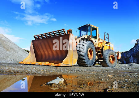 Steinbruch Digger - Johannes Gollop Stockfoto