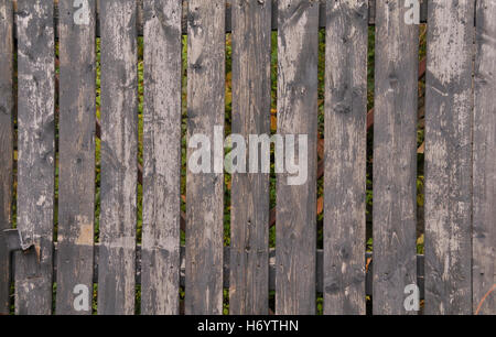 Einfache rustikale Holz-Zaun-Hintergrundbild. Stockfoto