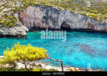 Porto Limnionas in Zakynthos Island, Griechenland Stockfoto