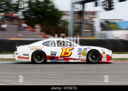 Adria, Rovigo, Italien - 17. September 2016: Dexwet Renauer Team, angetrieben von Brutto Peter beim Rennen in der Nascar Whelen Euro Stockfoto