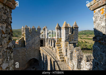 Portugal, der Beira Alta, Penedono Burg Wälle Stockfoto