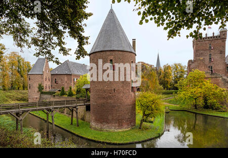 Huis Bergh, ein Schloss in's-Heerenberg aus dem 13. Jahrhundert und eine der größten Burgen in Gelderland, Niederlande. Stockfoto