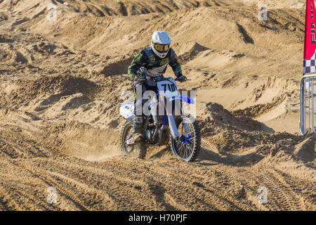 BXUK Strand Rennen auf Margate Main Sands Stockfoto