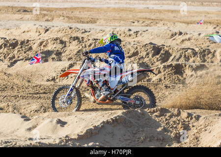 BXUK Strand Rennen auf Margate Main Sands Stockfoto