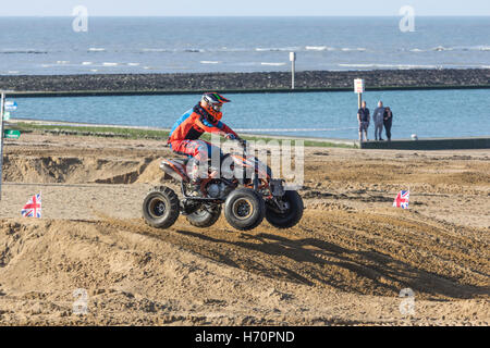 BXUK Strand Rennen auf Margate Main Sands Stockfoto