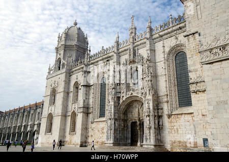 Hieronymus-Kloster & Kirche S Maria, Belém Stockfoto